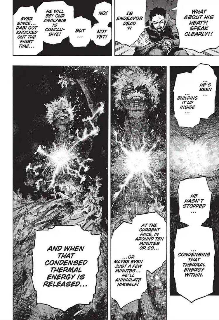 Dabi Chest Exploding MHA Chapter 386: Todoroki and Iida Earn Stain's Approval
