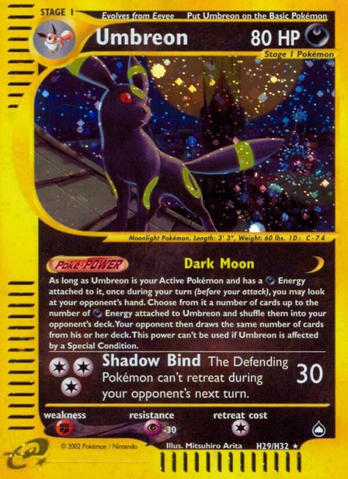 The 10 Rarest Umbreon Pokmon Cards, Ranked The 10 Rarest Umbreon Pokmon Cards, Ranked