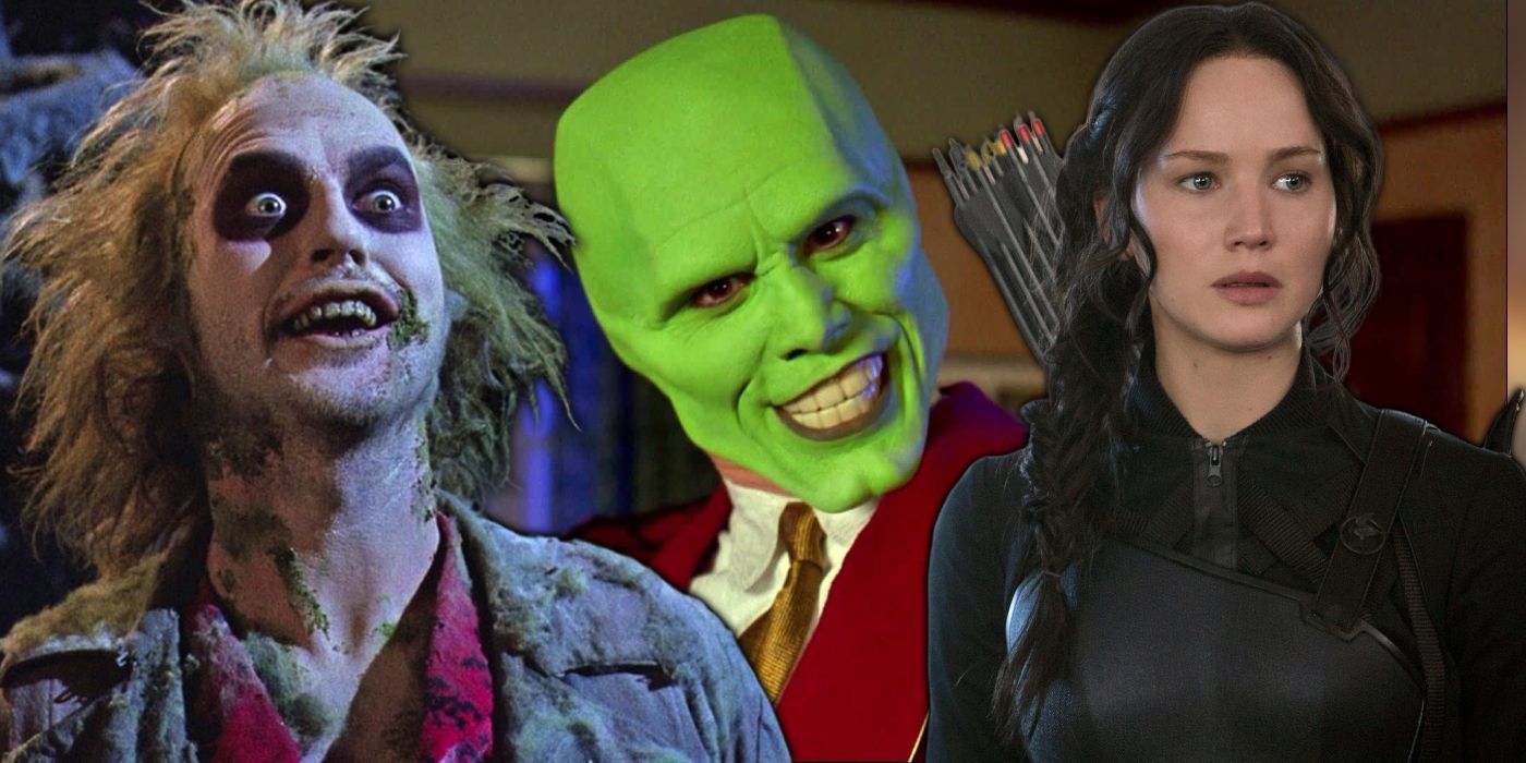 Beetlejuice The Mask and Hunger Games' Katniss Everdeen