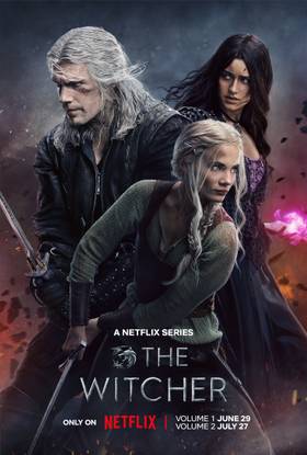 Geralt, Ciri, and Yennefer in The Witcher Season 3 Official Poster