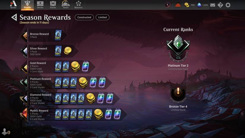 MTG Arena's Ranked Ladder Explained