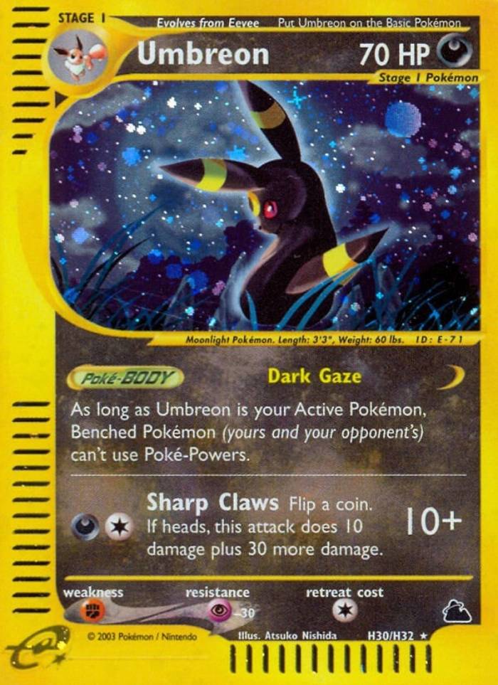 The 10 Rarest Umbreon Pokmon Cards, Ranked