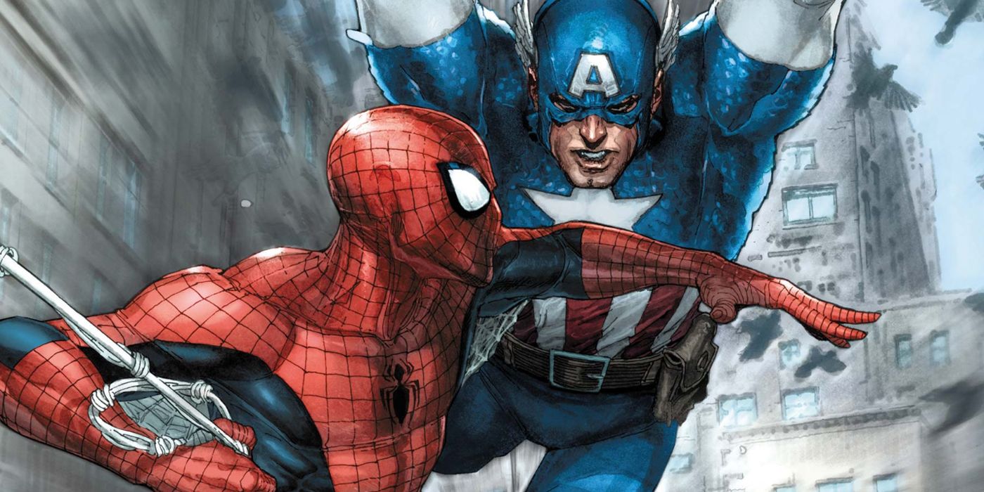 ⑧　MARVEL  SPIDER MAN AND CAPTAIN AMERICA spider-man-vs-captain-america.
