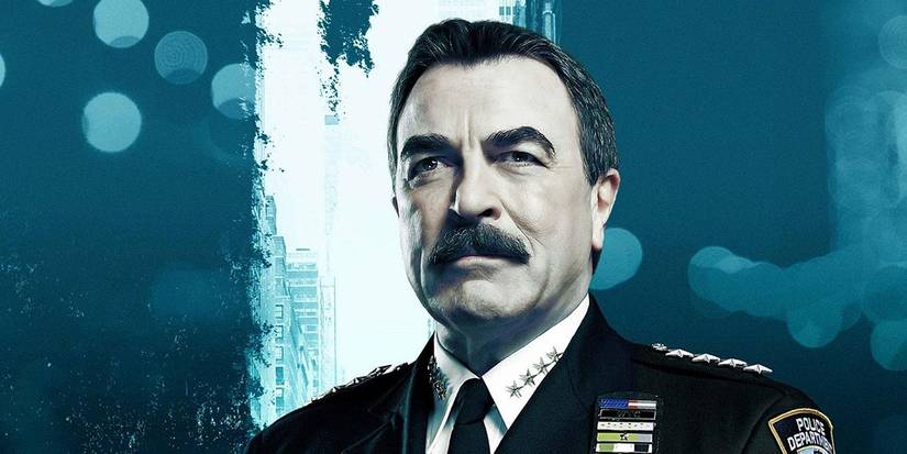 Tom Selleck as Frank Reagan in promotional artwork for Blue Bloods.