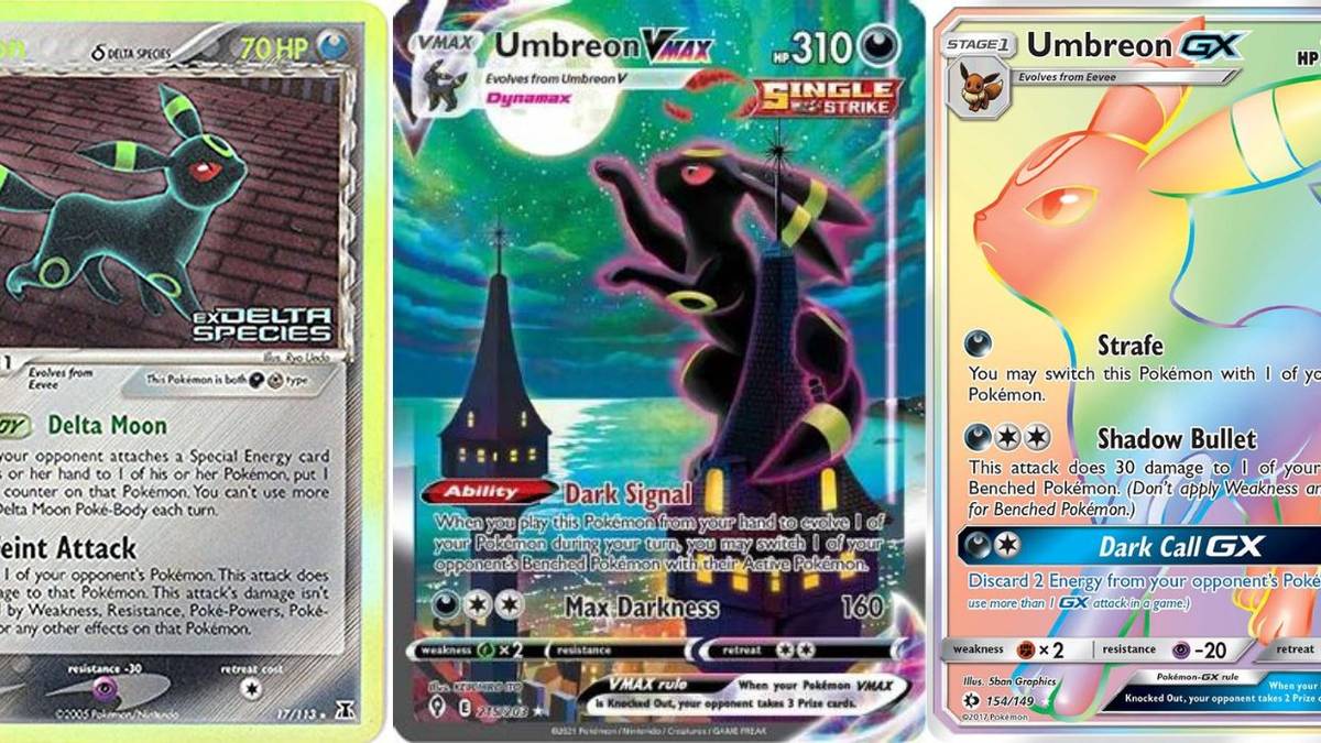 The 10 Rarest Umbreon Pokmon Cards, Ranked The 10 Rarest Umbreon Pokmon Cards, Ranked