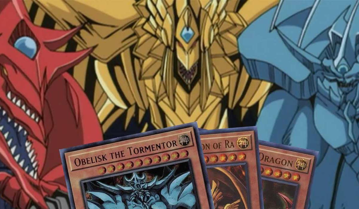 yugioh gx duel academy god cards Legendary Collection 2 Single Card Ultra Rare Set of the 3 Sacred Beast Uria, Hamon Raviel : Toys & Games Yu-Gi-Oh!'s Egyptian Gods Are the