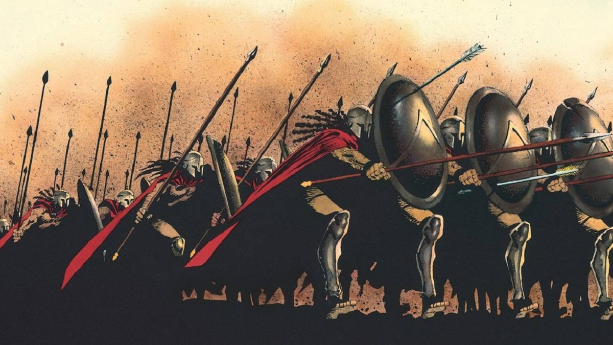 25 Years Ago, Frank Miller First Had The 300 March For Sparta, image size:1200x675