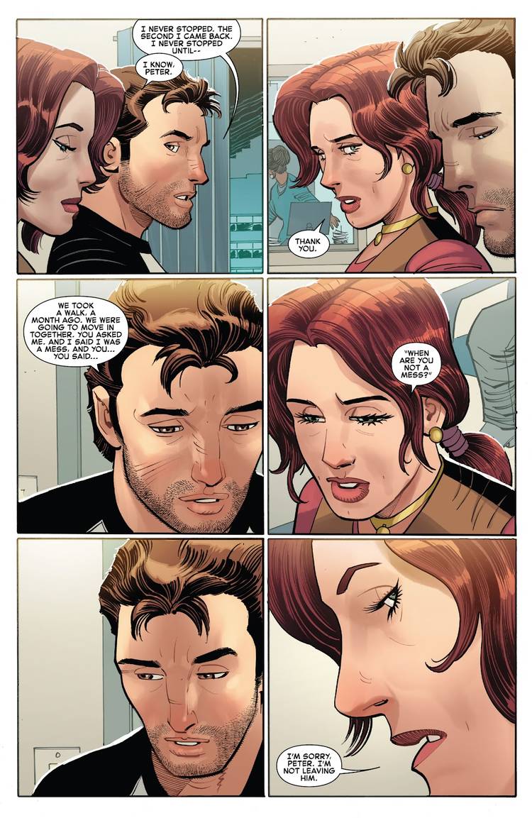 Peter Parker and Mary Jane talk in Amazing Spider-Man #25