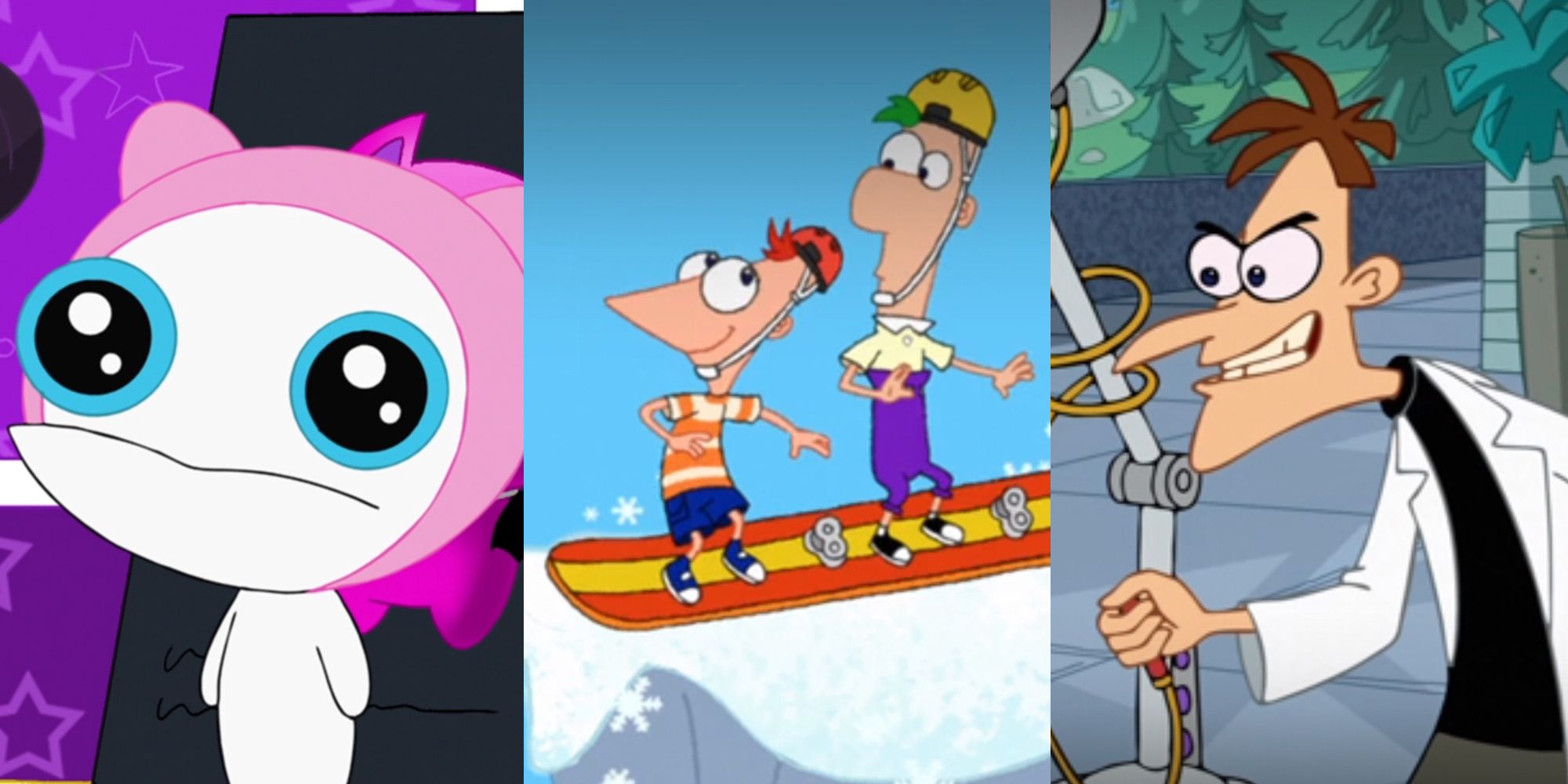 Phineas And Ferb Fan Favorite Characters, image size:2000x1000