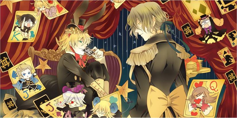 Pandora Hearts Oz et Gilbert manga art
