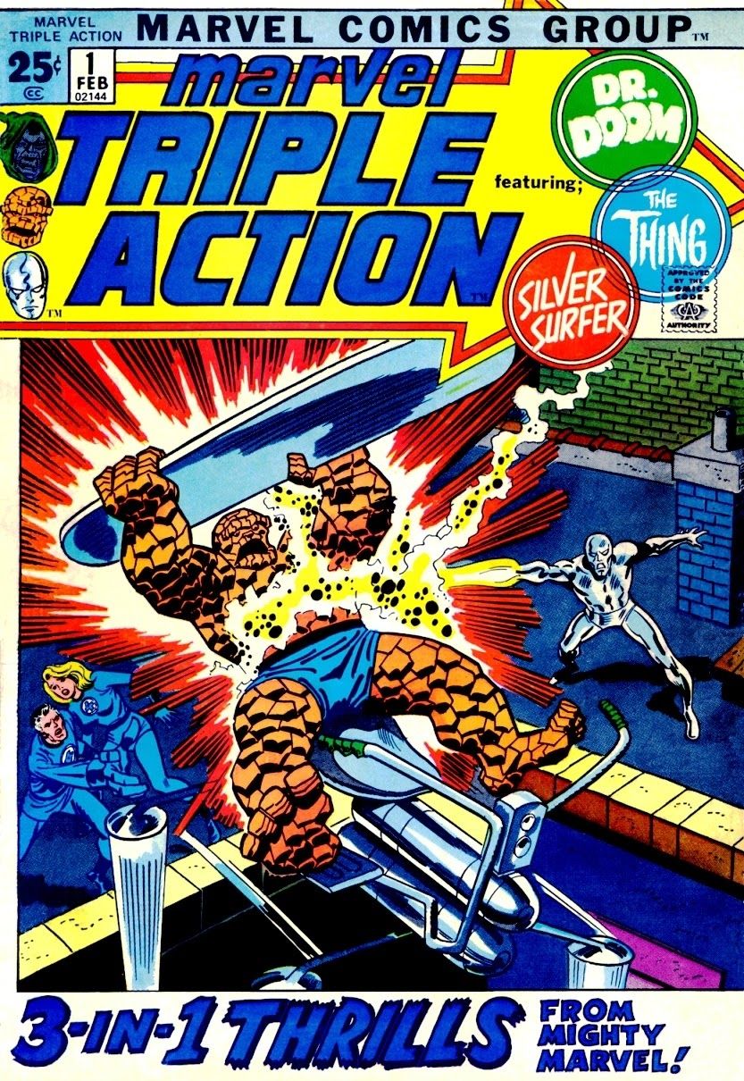 A estreia de Marvel Triple Action #1