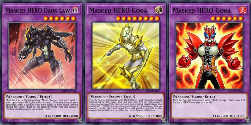 Yu-Gi-Oh!'s Masked HERO Archetype Needs Kamen Rider Support Cards Yu-Gi-Oh!'s Masked HERO Archetype Needs Kamen Rider Support Cards