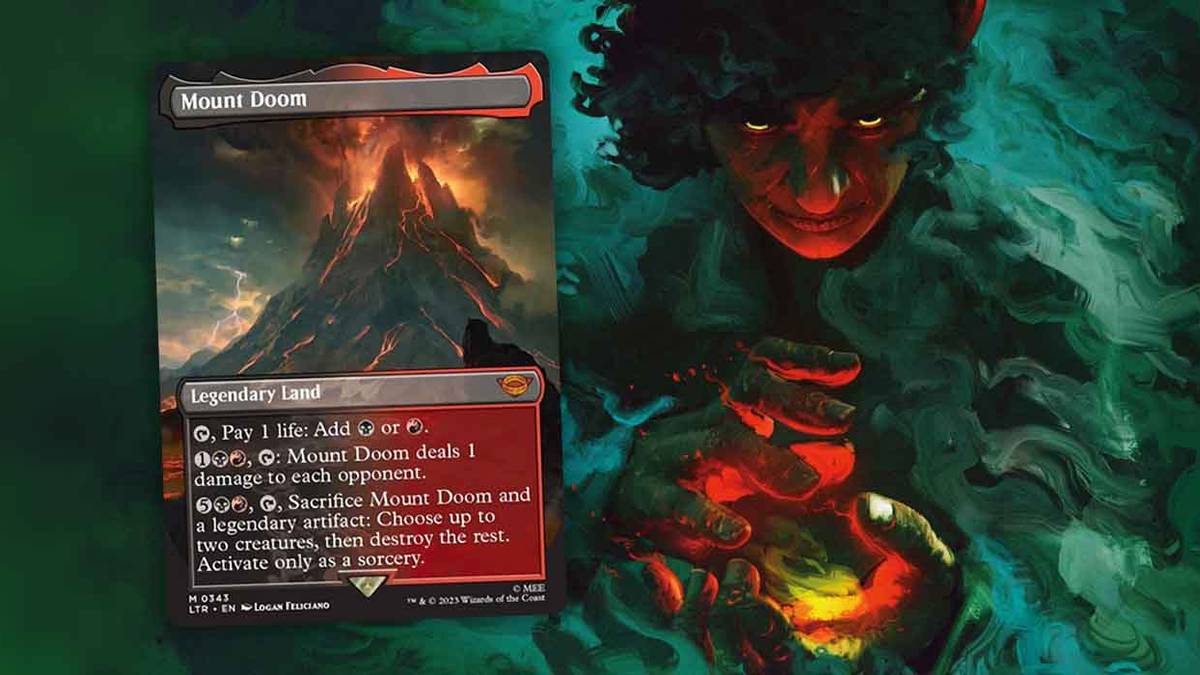 MTG's LotR Mount Doom Land Card Explained MTG's LotR Mount Doom Land Card Explained