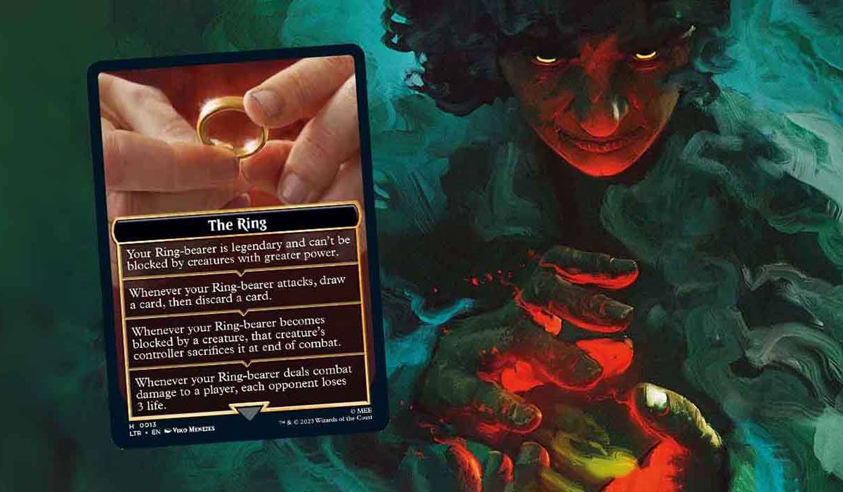 ring bearer card mtg LOTR Tracker (3D Printed) If a land card is revealed this way MTG: LotR 'Ring Tempts You'