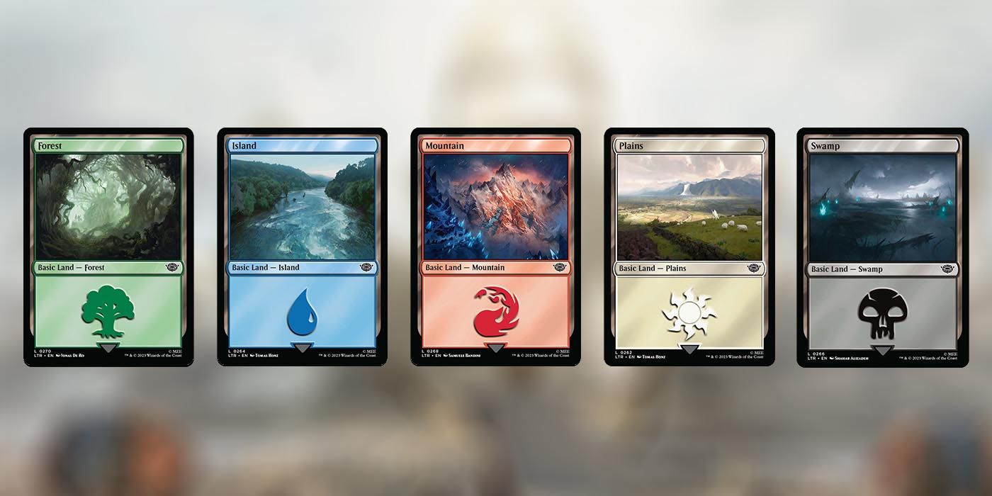 MTG LotR Tales of Middle-earth Basic Land cards 2