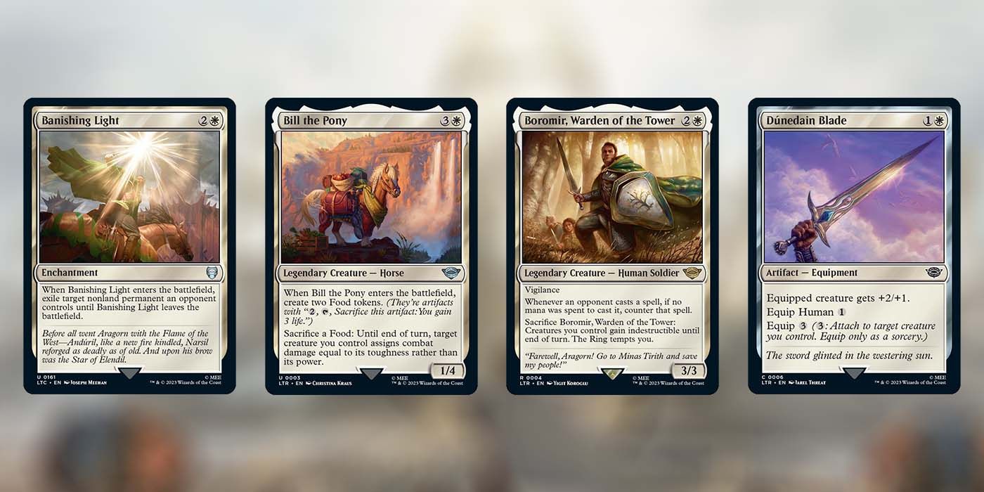 MTG LotR Tales of Middle-earth White Cards 1