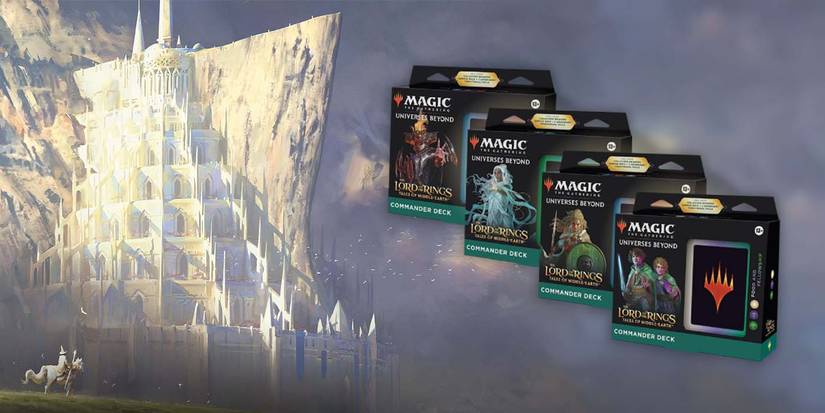 mtg tales of middle earth commander decks Magic the Gathering: Lord the Rings: of Earth: Deluxe Kit: Food and Fellowship Galadriel Elven Council LotR Commander Deck