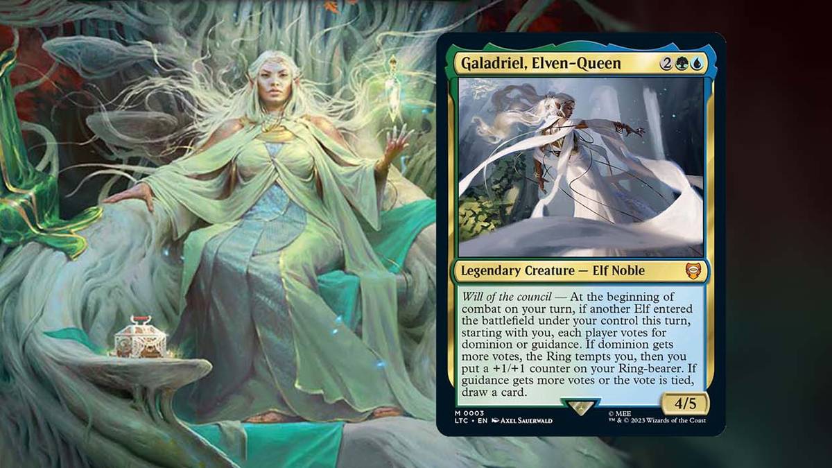 MTG's LotR Galadriel Cards Have Stunning Art But Weak Abilities MTG's LotR Galadriel Cards Have Stunning Art But Weak Abilities