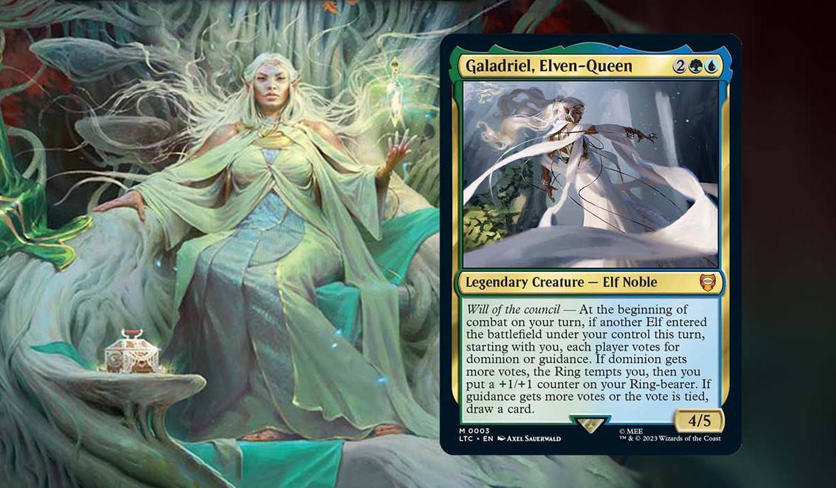 MTG's LotR Galadriel Cards Have Stunning Art But Weak Abilities MTG's LotR Galadriel Cards Have Stunning Art But Weak Abilities