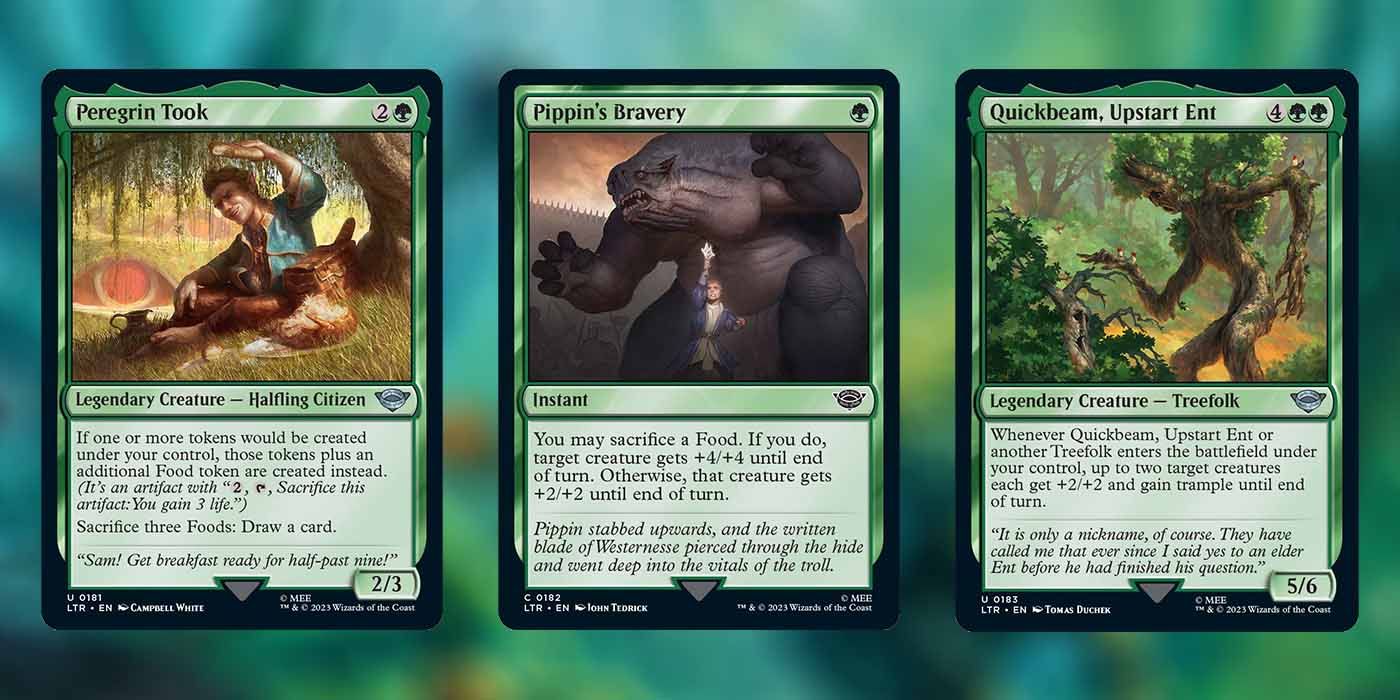 MTG Tales of Middle-earth Green cards 4