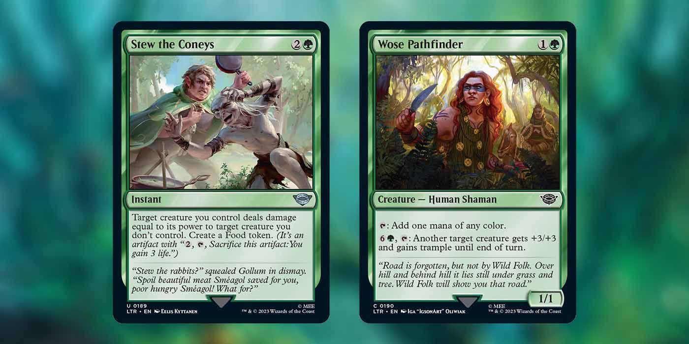 MTG Tales of Middle-earth Green cards 5