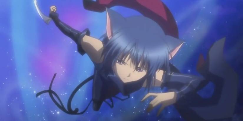 Ikuto Tsukiyomi transforming into Black Lynx from Shugo Chara!