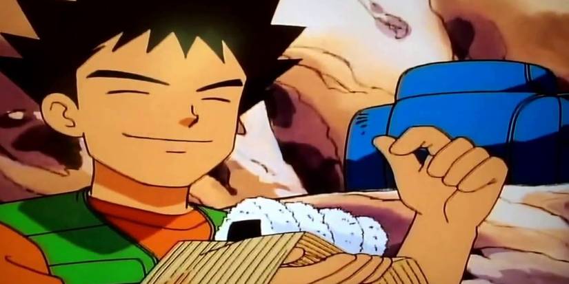 Brock offers up onigiri, not jelly donuts, in Pokémon anime