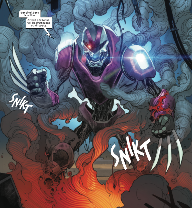The X-Men's Enemies Use Wolverine's Remains to Create New Sentinels