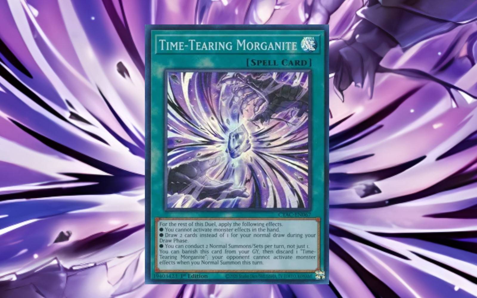 Yu-Gi-Oh!'s Time-Tearing Morganite Is Literally Game-changing Yu-Gi-Oh!'s Time-Tearing Morganite Is Literally Game-changing