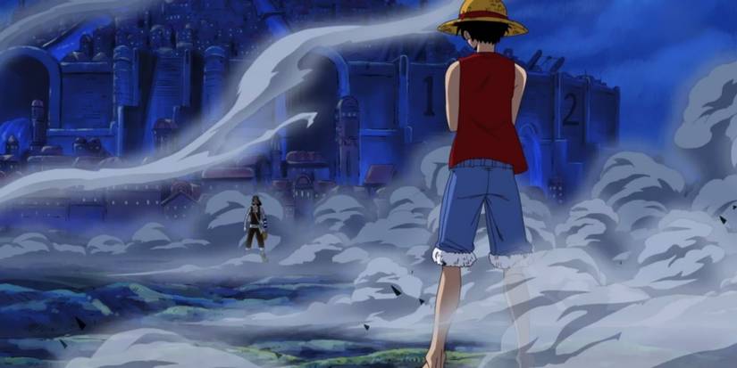 Usopp fights Luffy At Water 7 In One Piece