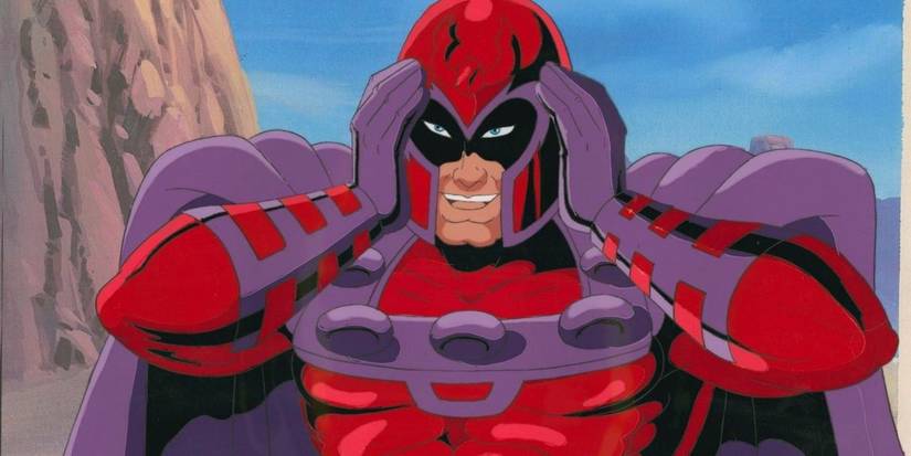 Magneto dons his helmet in Marvel's X-Men the Animated Series