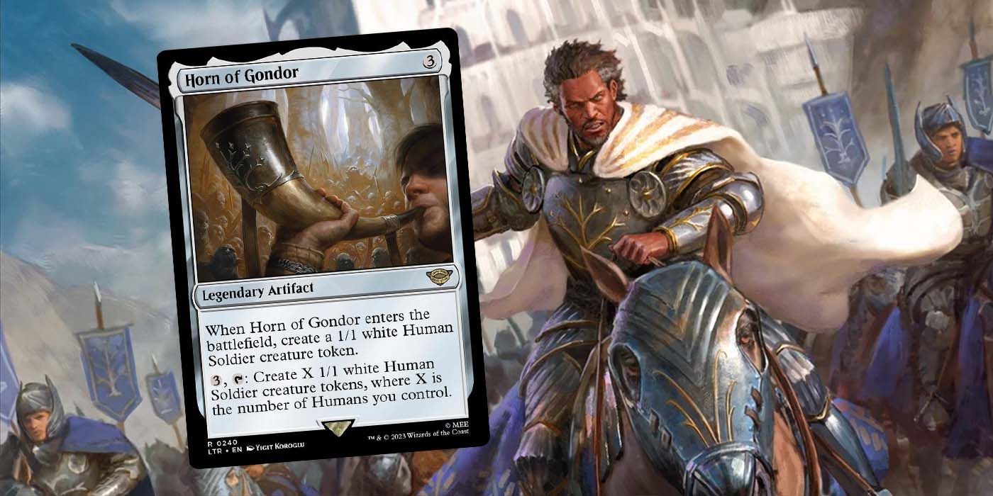 LotR's Horn of Gondor Is Perfect for Human Tribal MTG Decks LotR's Horn of Gondor Is Perfect for Human Tribal MTG Decks