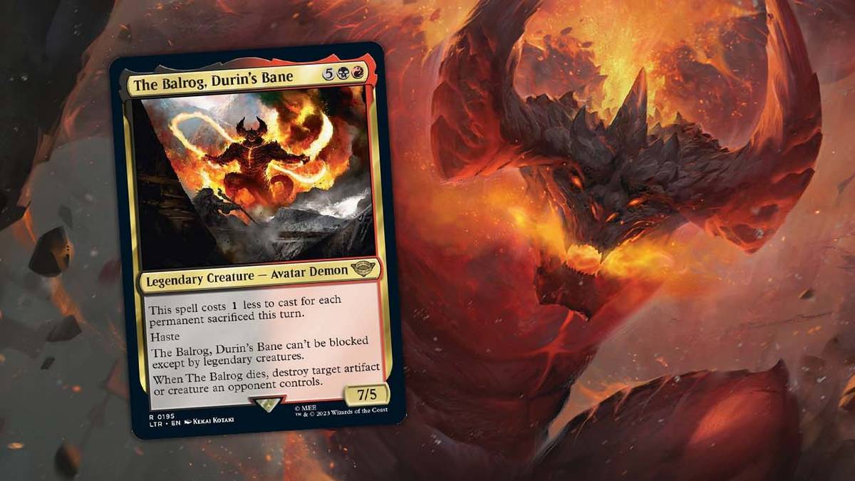 The Balrog, Durin's Bane Is MTG's Strongest Treasure Commander Ever