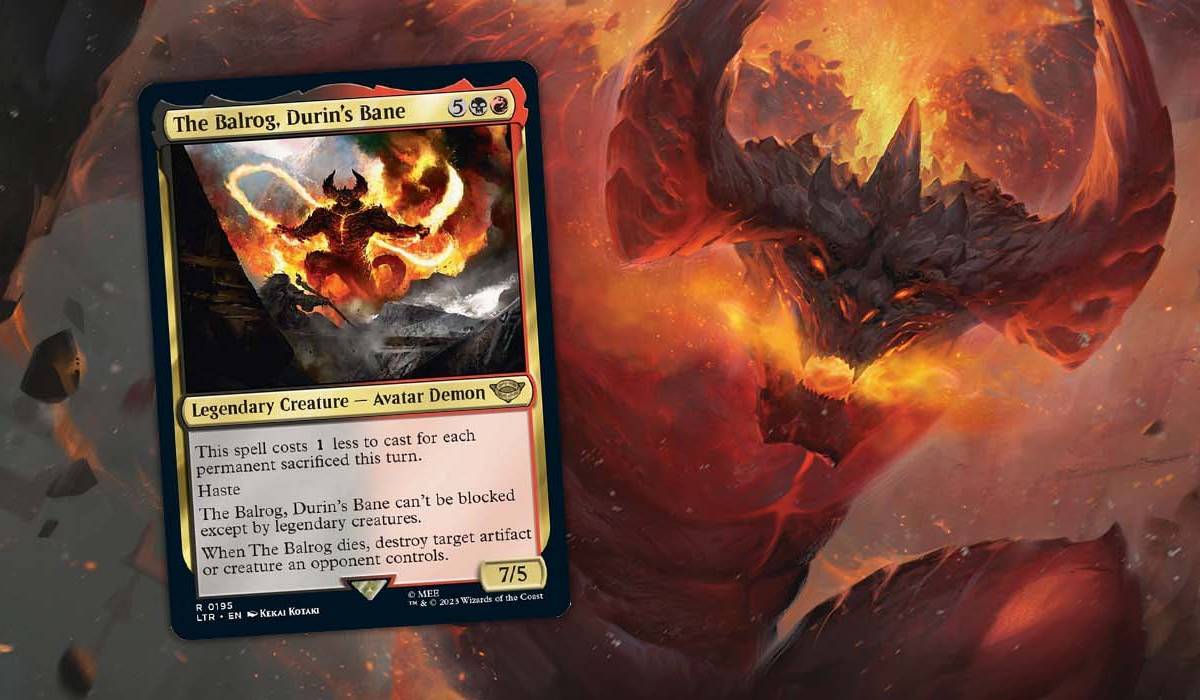 The Balrog, Durin's Bane Is MTG's Strongest Treasure Commander Ever