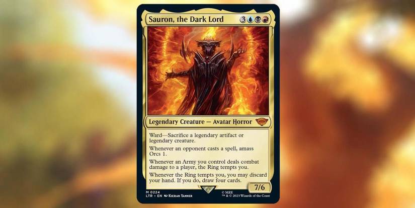 sauron lord of the rings mtg card Sauron, Lord of the Rings