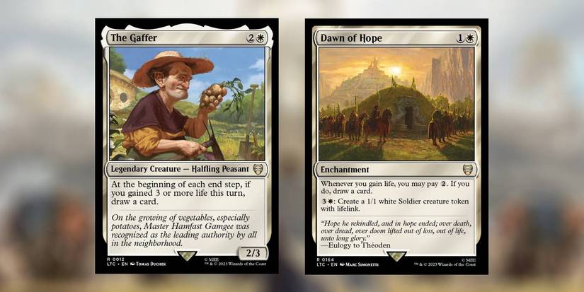 MtG: Tales of Middle Earth Introduced Some Great White Card Draw MtG: Tales of Middle Earth Introduced Some Great White Card Draw