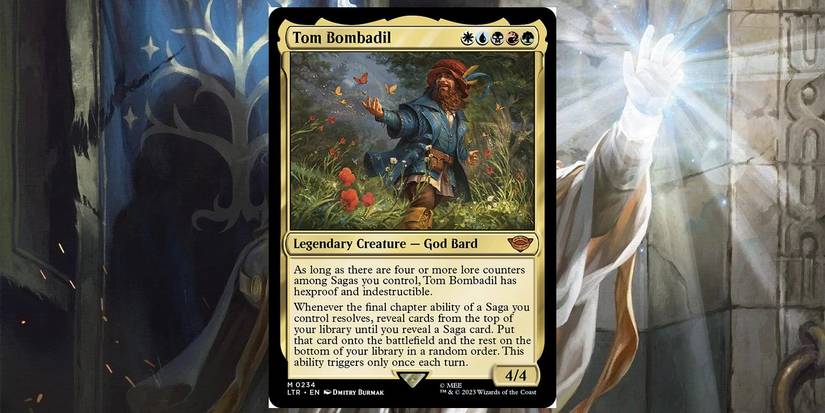 tom bombadil mtg card Put that card onto the battlefield and the rest on the bottom of your library in a random order MTGNexus - Tom Bombadil