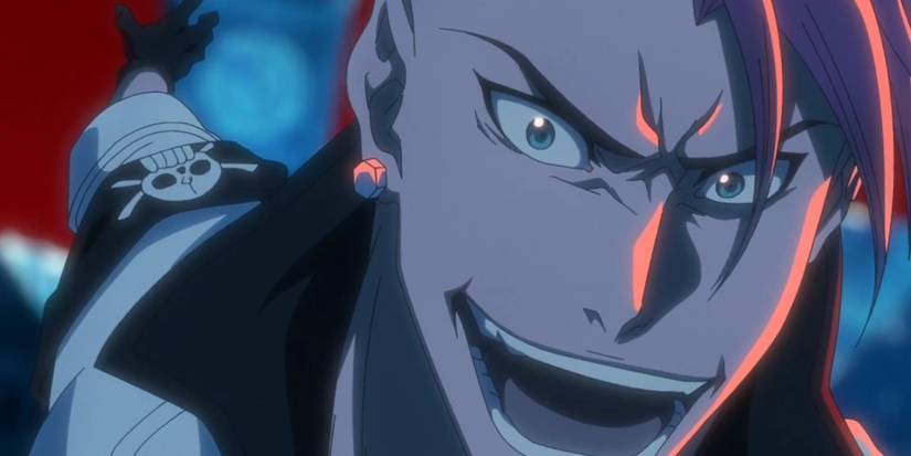 Bazz-B Laughs While Dealing With Hitsugaya's Ice In Bleach: The Thousand-Year Blood War.