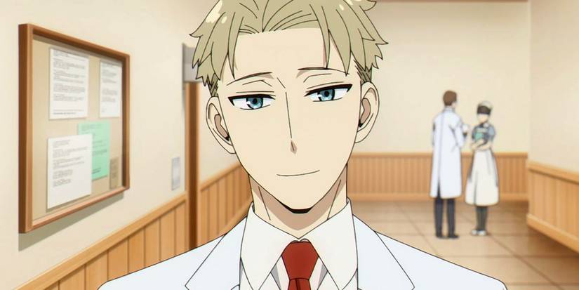 Loid Forger as a doctor in the Spy x Family anime series