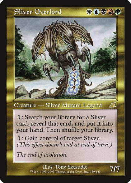 mtg sliver commander precon Magic: The Gathering Masters Commander Deck and 1 reference card. SLIVER SWARM Precon Upgrade Guide