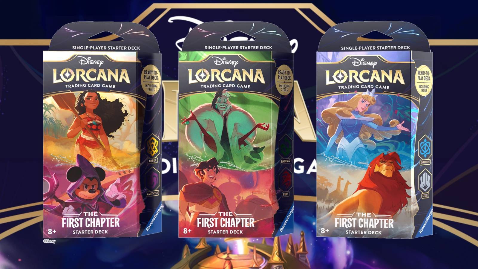 A Guide To Starter Decks In Disney Lorcana And Trading Card Games