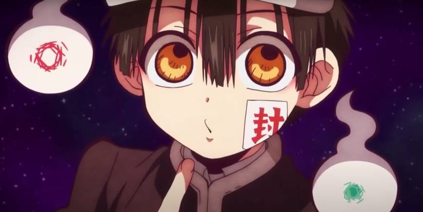 Hanako-kun looking confused in the Toilet-Bound Hanako-kun anime
