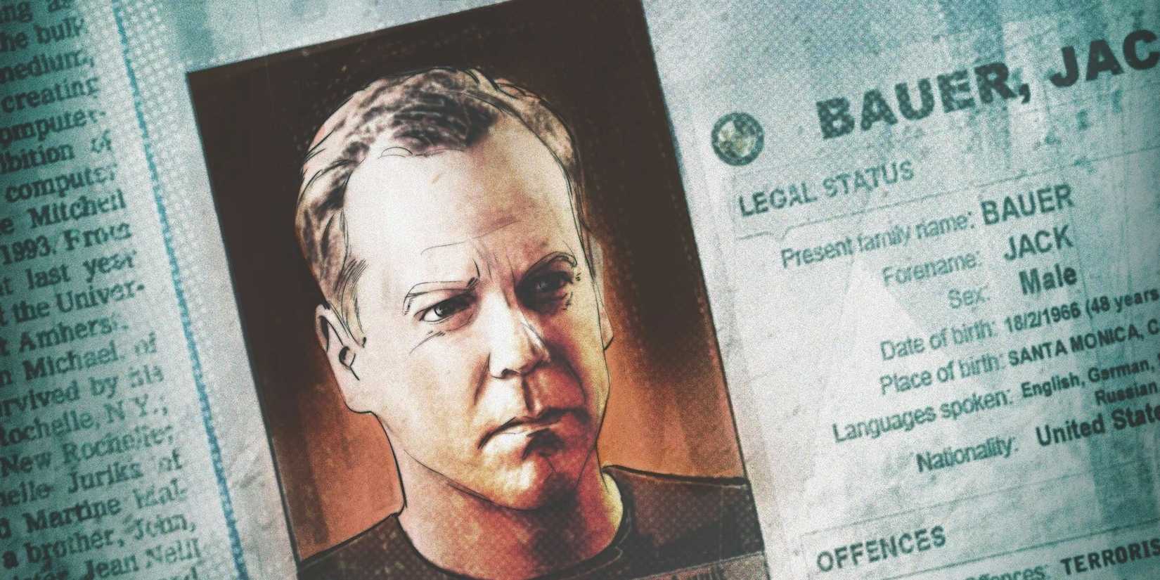 Jack Bauer by Kiefer Sutherland in the 24 strips of IDW