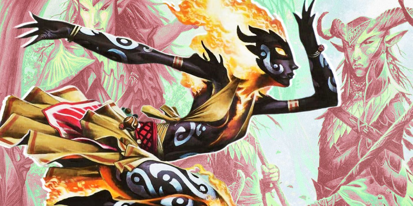 Lorwyn-inspired species including flamekin and faerie