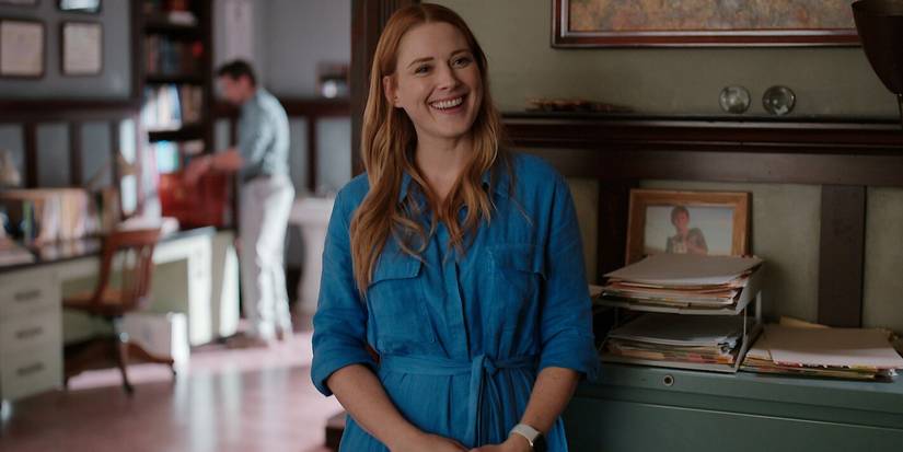 Mel laughs in Doc's clinic in Virgin River