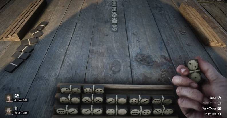 How To Play Dominoes In The RDR2 Video Game