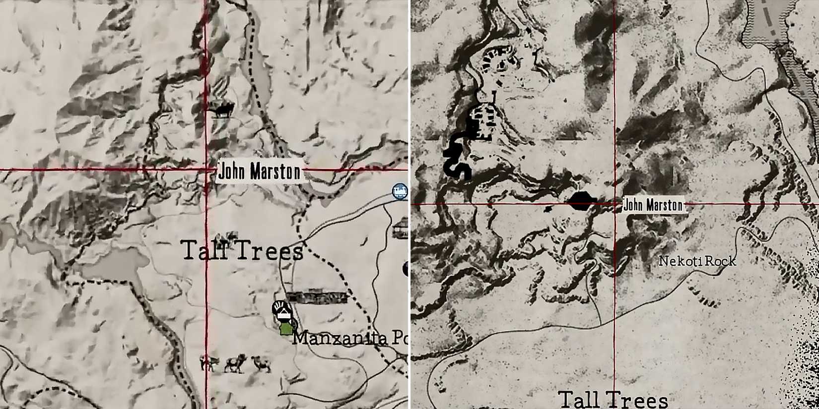Guide And Maps For RDR1 Treasure Hunter Challenge