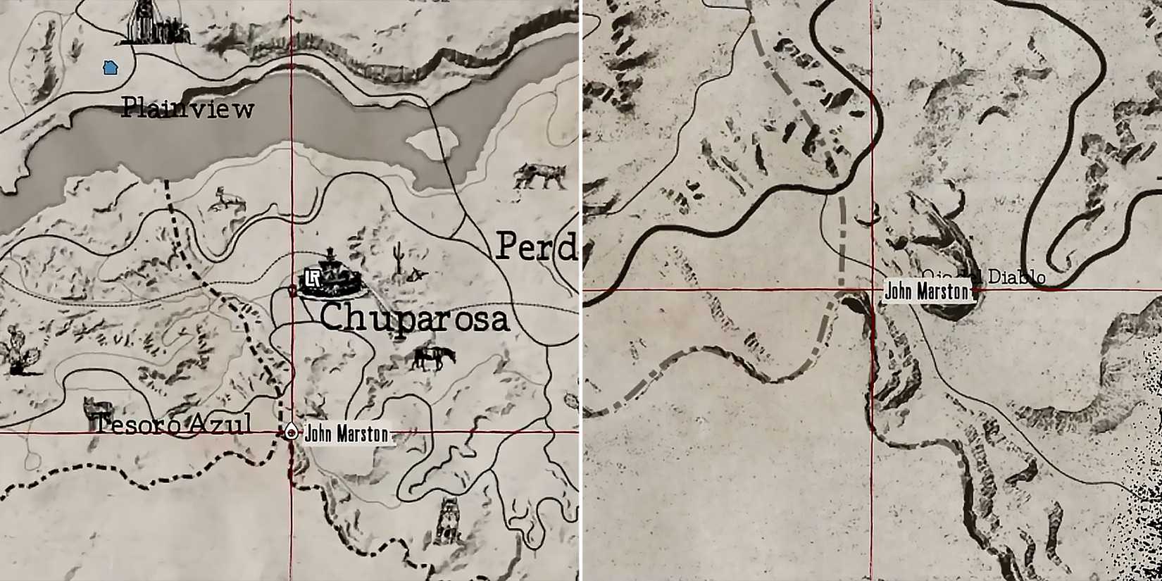 Guide And Maps For RDR1 Treasure Hunter Challenge