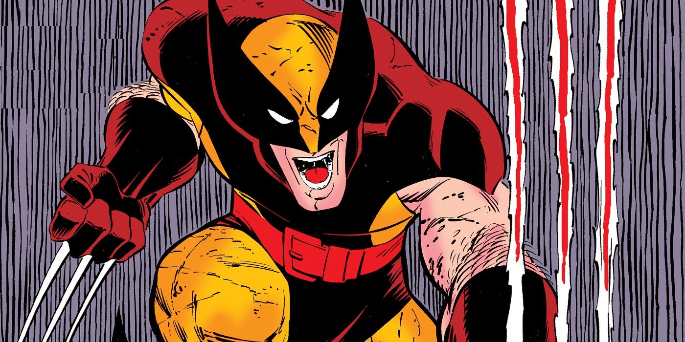 Wolverine slicing through a cover