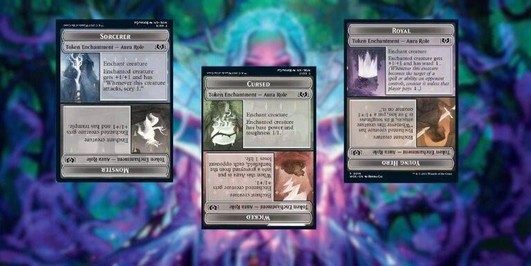 wicked role cards mtg Wicked Role // Cursed Role Token [Wilds of Eldraine Tokens] main image 0